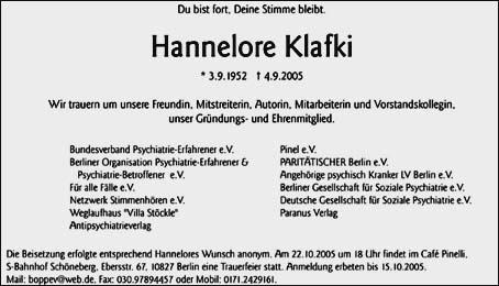 Hannelore Klafki